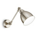 Ideal Lux NEWTON AP1 NICKEL LAMPA NÁSTĚNNÁ 016399