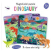 Magnetické puzzle: Dinosaury - kniha z kategorie 15 - 60 dílků