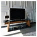 Kalune Design TV stolek TV201 158 cm ořech/černý