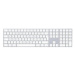 Apple Magic Keyboard s číselnou klávesnicí, stříbrná - CZ