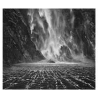Umělecká fotografie Milford Sound Waterfalls, Yan Zhang, (40 x 35 cm)