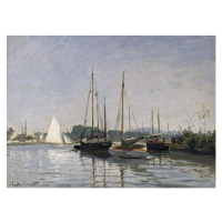 Obrazová reprodukce Pleasure Boats, Argenteuil, c.1872-3, Claude Monet, 40 × 30 cm