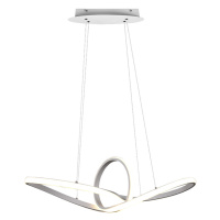 Designové závěsné svítidlo bílé včetně LED 3-stupňově stmívatelné - Levi