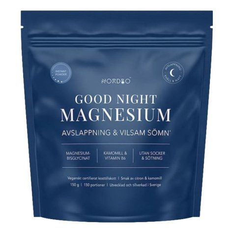 Nordbo Magnesium Good Night citron a heřmánek 150g