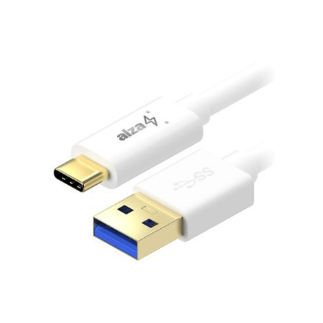 AlzaPower Core USB-A to USB-C 3.2 Gen 1 60W 5Gbp 0.5m bílý