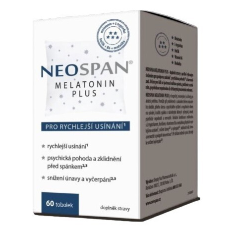 NEOSPAN melatonin plus 60 tobolek Simply You Pharmaceuticals