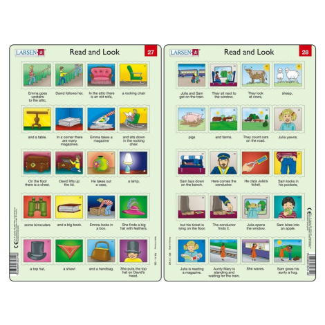 Učební puzzle MIDI - Angličtina-delší věty RA14/20 dílků (2 druhy) - Lego Smartlife DYBERG LARSEN