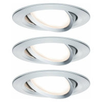PAULMANN Vestavné svítidlo LED Nova kruhové 3x6,5W hliník broušený nastavitelné 3-krokové-stmíva