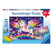 Ravensburger Jednorožec a Pegas 2x24 dílků