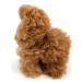 Plyšová hračka Alpaca Large Monster Fluff - oříšková hnědá