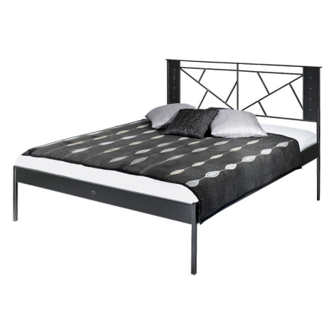 Kovová postel Valencia kanape Rozměr: 140x200 cm, barva kovu: 6B šedá stříbrná pat.