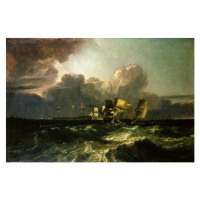 Turner, Joseph Mallord William - Obrazová reprodukce Ships Bearing up for Anchorage, 1802, (40 x