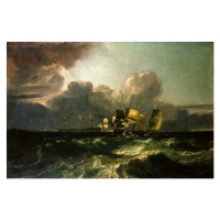 Obrazová reprodukce Ships Bearing up for Anchorage, 1802, Turner, Joseph Mallord William, 40 × 2