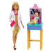 Barbie Povolání herní set dětská doktorka blondýna