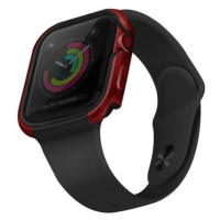 UNIQ Valencia kovové pouzdro Apple Watch Serie 4/5/6/SE (40mm) červené