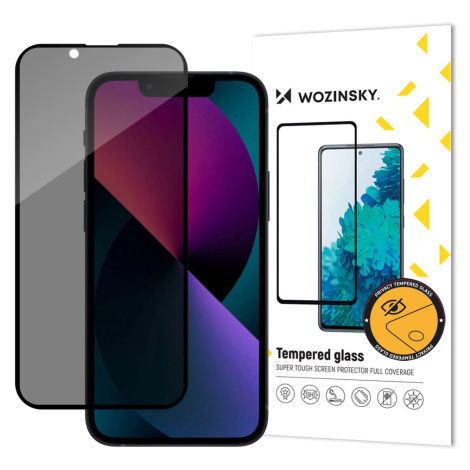 Wozinsky Privacy Glass tvrzené sklo pro iPhone 14 / 13 / 13 Pro s filtrem proti špehování soukro