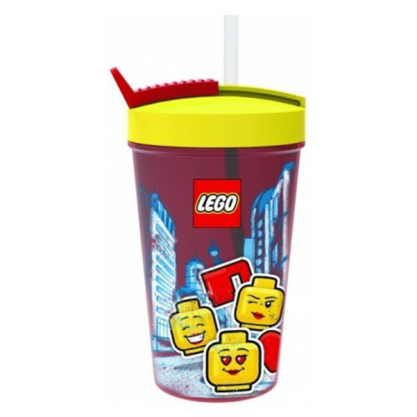 Lego® iconic classic kelímek s brčkem žlutá-červená