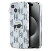 Karl Lagerfeld IML Electroplated Karl Head zadní kryt iPhone 15 čirý