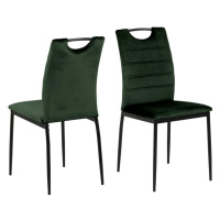 Actona Jídelní židle Dia tmavě zelená