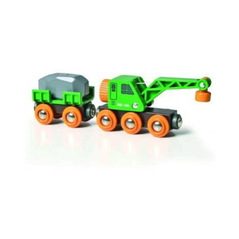 Brio 33698 Vagon + jeřáb