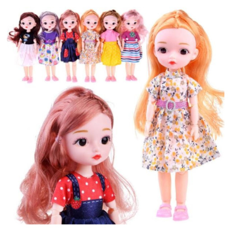 Panenka Lala s pohyblivými končetinami a dlouhými vlasy 24 cm - D Toys Group