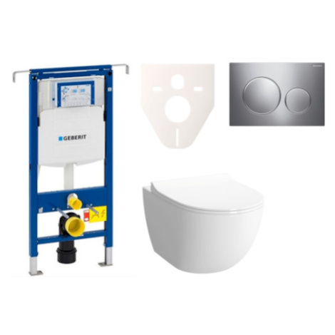 Cenově zvýhodněný závěsný WC set Geberit do lehkých stěn / předstěnová montáž+ WC VitrA VitrA Sh