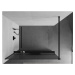 MEXEN/S Kioto+ Sprchová zástěna WALK-IN s poličkou a držákem ručníků 140 x 200,dekor, černá 800-