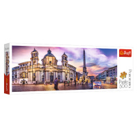 Trefl Panoramatické puzzle 500 - Piazza Navona, Řím