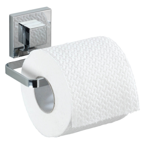 WENKO Držák toaletního papíru BEZ VRTÁNÍ VacuumLoc QUADRO chromový 6x14x11 cm