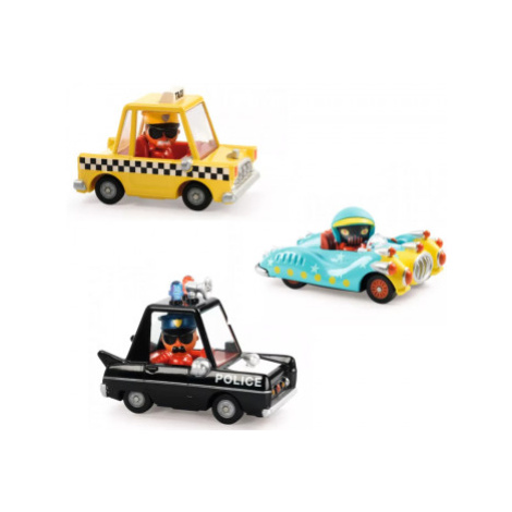 Balíček Crazy Motors - Blue Gun + Hurry Police + Taxi Joe DJECO