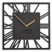 Nástěnné hodiny 30cm černé (antracit)