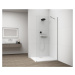 Polysan ESCA CHROME jednodílná sprchová zástěna k instalaci ke stěně, sklo čiré, 1400 mm