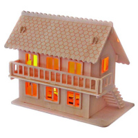 Woodcraft construction kit Dřevěné 3D puzzle Vila II