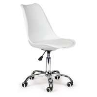 MODERNHOME Kancelářská otočná židle LILIANA bílá