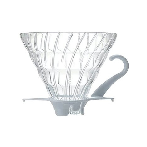 Hario Dripper V60-02, skleněný, bílý