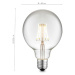 JUST LIGHT LEUCHTEN DIRECT LED Filament Globe, E27, průměr 95mm 4W 3000K DIM 08467 LD 08467
