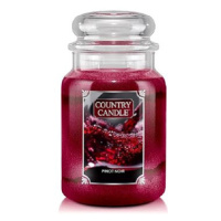 Country Candle Svíčka ve skleněné dóze, Červené víno, 680 g