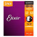 Elixir 16545 Nanoweb Phosphor Bronze Light (12-53) 3-pack