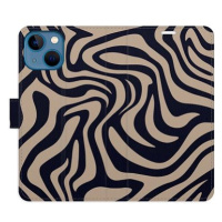 iSaprio Flip pouzdro Zebra Black 02 pro iPhone 13 mini