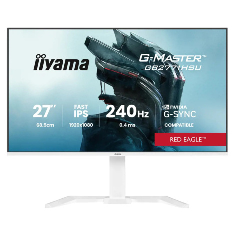 iiyama G-Master/GB2771HSU-W1/27"/IPS/FHD/240Hz/0,4ms/Bílá/3R