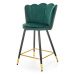 Barová židle SCH-106 tmavě zelená