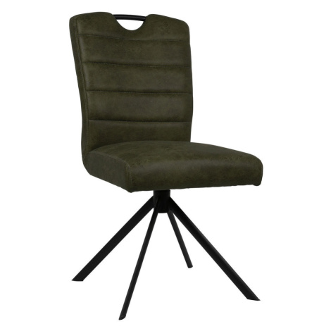 Ambia Home ŽIDLE, černá, tmavě zelená