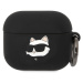 Karl Lagerfeld AirPods 3 cover Silicone Choupette Head 3D KLA3RUNCHK Černá