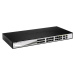 D-Link DGS-1210-24P 28-port Smart PoE Switch, 24x GbE PoE+, 4x RJ45/SFP, PoE 193W