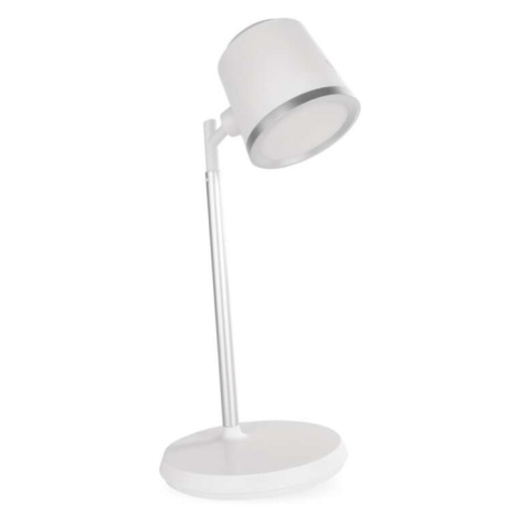 LED stolní lampa ABBIE, nabíjecí, bílá EMOS