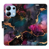 iSaprio Flip pouzdro Dark Marble pro Xiaomi Redmi Note 13