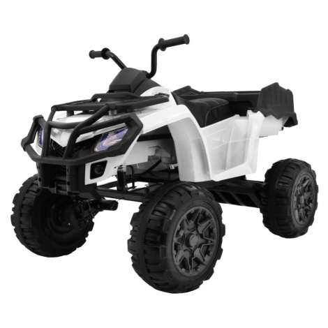 mamido  Dětská elektrická čtyřkolka ATV XL bílá