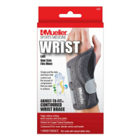 MUELLER Adjust-to-fit Wrist Brace Ortéza na levé zápěstí 1 kus