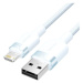 Vention USB 2.0 Type-A Male to Lightning Male 2.4A Cable 1M Blue Aluminum Alloy Type