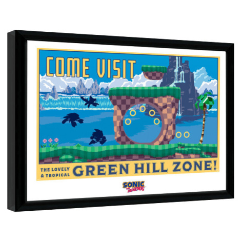 Obraz na zeď - Sonic - Green Hill Zone GB Eye